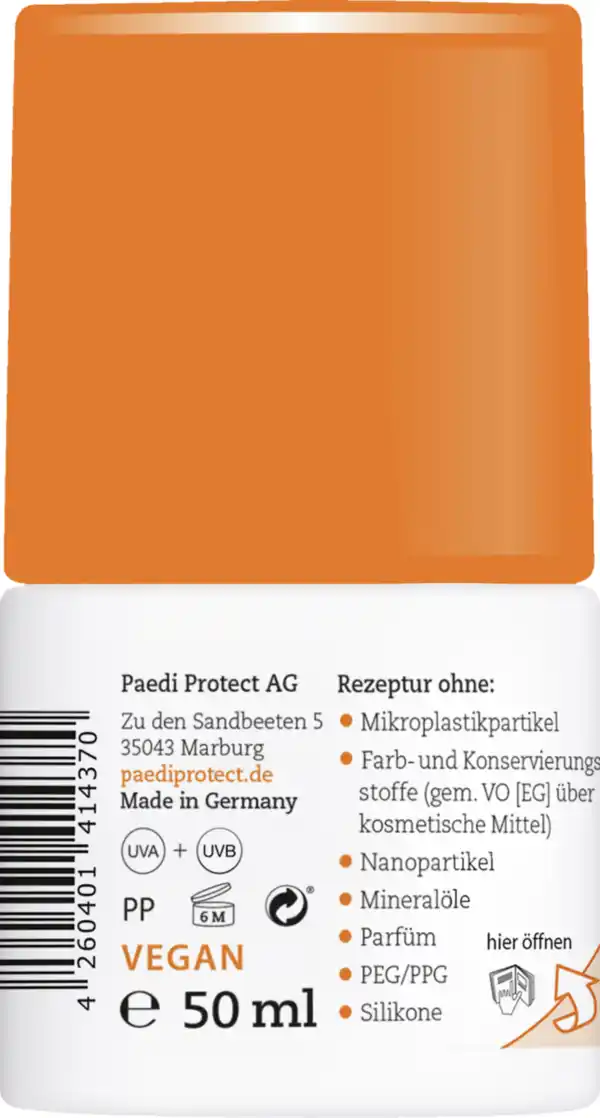 Bild 2 von PAEDIPROTECT Sonnenroller LSF 50+, 50 ml