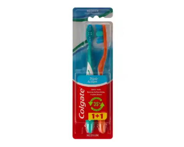Bild 1 von Colgate Triple Action Zahnbürste 2er