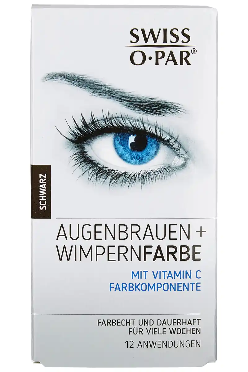Bild 1 von SWISS-O-PAR Augenbrauen + Wimpern Farbe, 0 schwarz