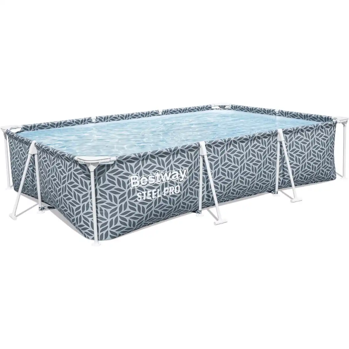 Bild 1 von Bestway Steel Pro Frame Pool Blattform-Design 300 cm x 201 cm x 66 cm
