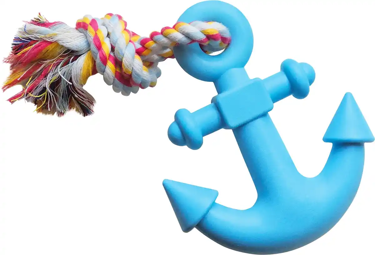 Bild 1 von Nobby Hundespielzeug TPR Anker mit Seil 26 cm