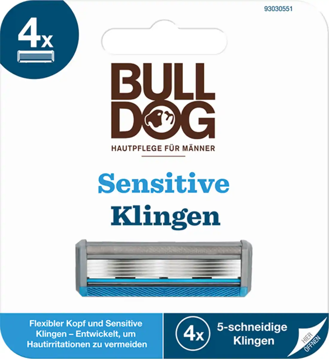 Bild 1 von BULLDOG Sensitive Rasierklingen