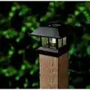 Bild 1 von toom LED-Solar-Zaunleuchte schwarz 15,2 x 12,4 cm