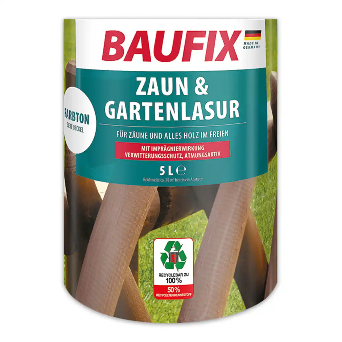 Bild 1 von Baufix Zaun- und Gartenlasur 5 Liter