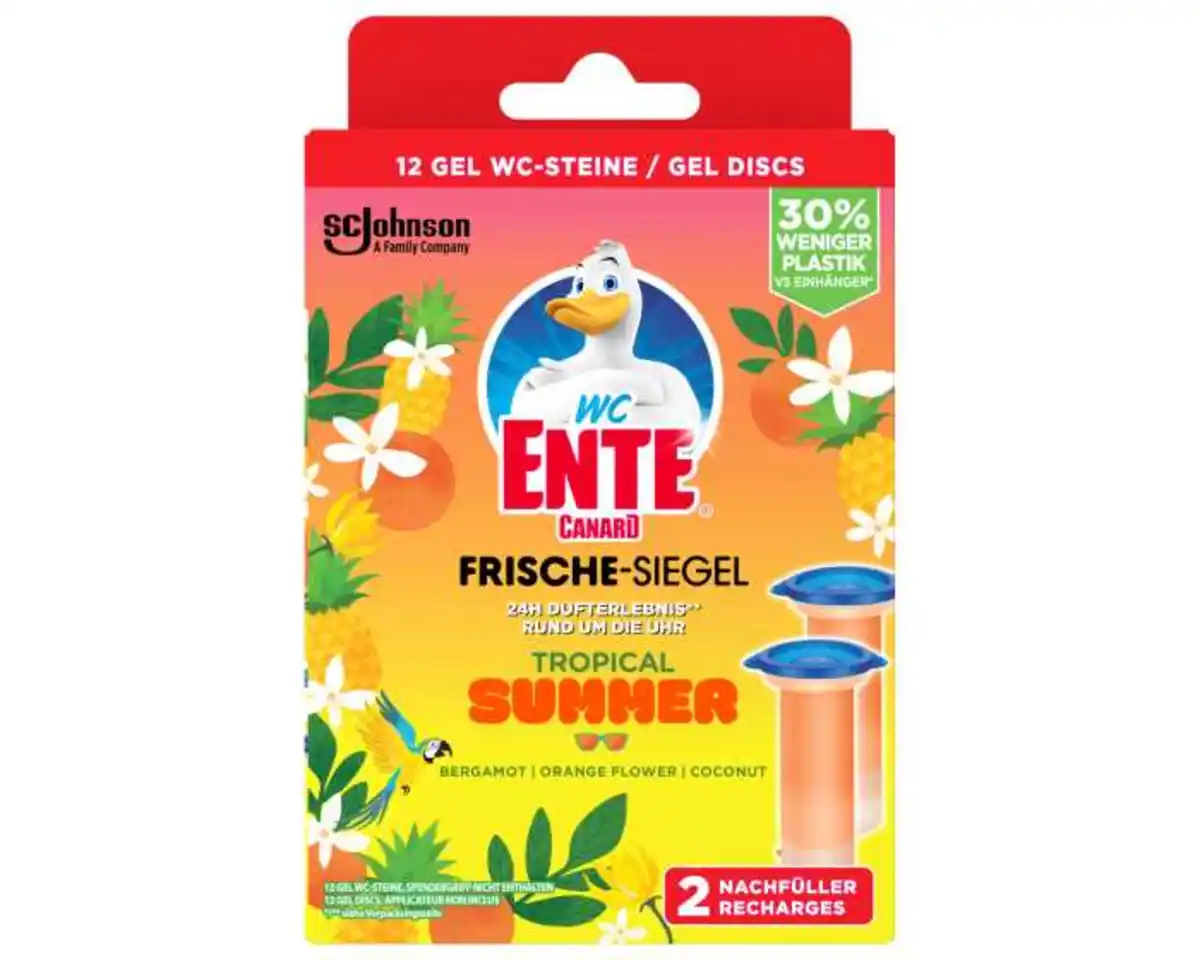 Bild 1 von WC Ente NF 2er Frische Siegel Tropica