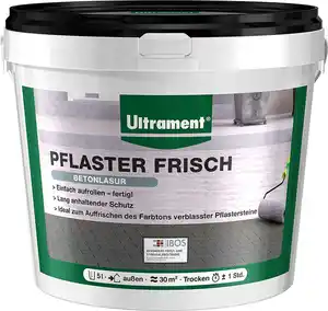 Ultrament Pflaster Frisch 5 l grau