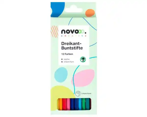 Bild 1 von novooo Buntstifte 12er dreikant