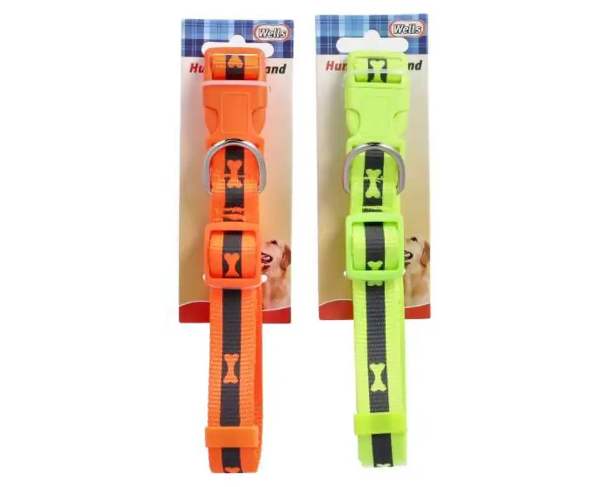 Bild 1 von Wells Hundehalsband neon 35-60cm
