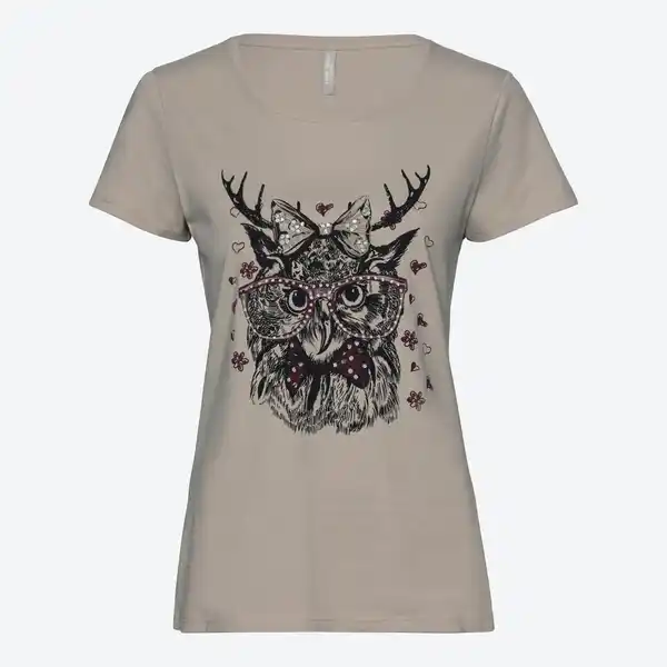 Bild 1 von Damen-T-Shirt mit Trachten-Frontaufdruck