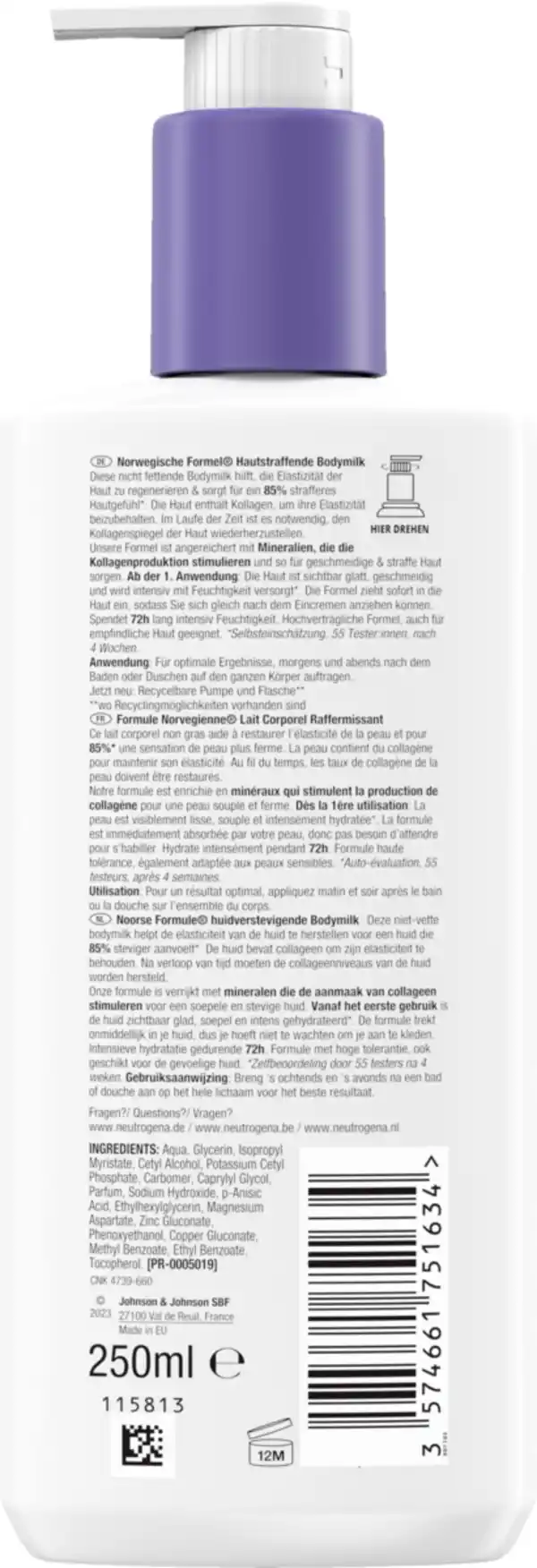 Bild 3 von Neutrogena Hautstraffende Bodymilk, 250 ml