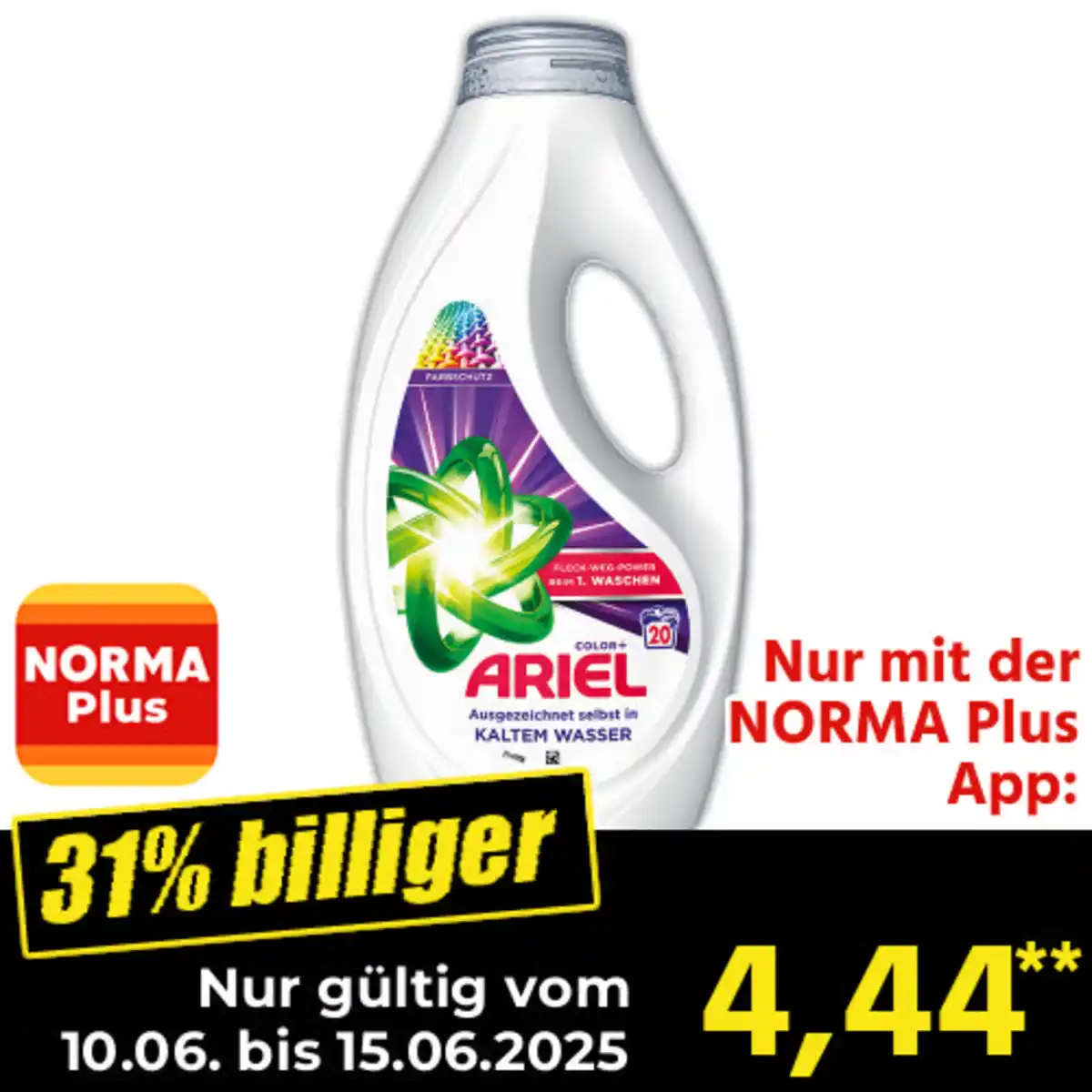 Bild 1 von Ariel Voll-/ Colorwaschmittel