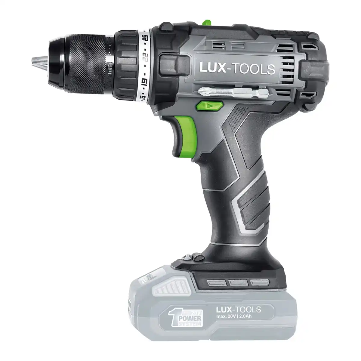 Bild 2 von LUX Akku-Bohrschrauber 1 PowerSystem A-BS-20