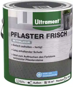 Ultrament Pflaster Frisch 2,5 L anthrazit