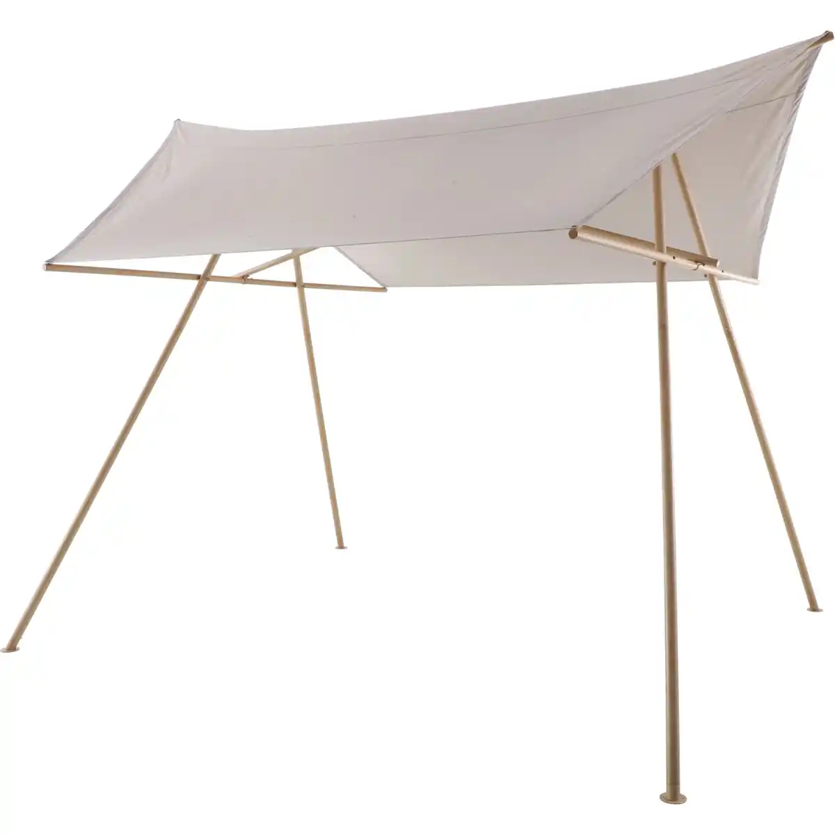 Bild 1 von Pavillon Santee mit Stecksystem Stahl-Gestell Taupe 298 cm x 399 cm x 300 cm
