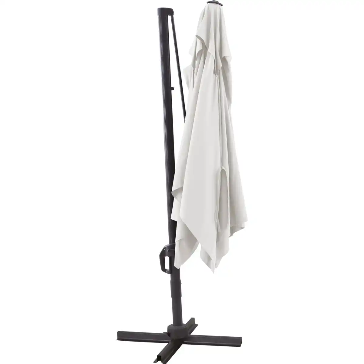 Bild 2 von Ampelschirm Aros 2,3 m x 3,1 m Rechteckig Cremeweiß mit Kurbel