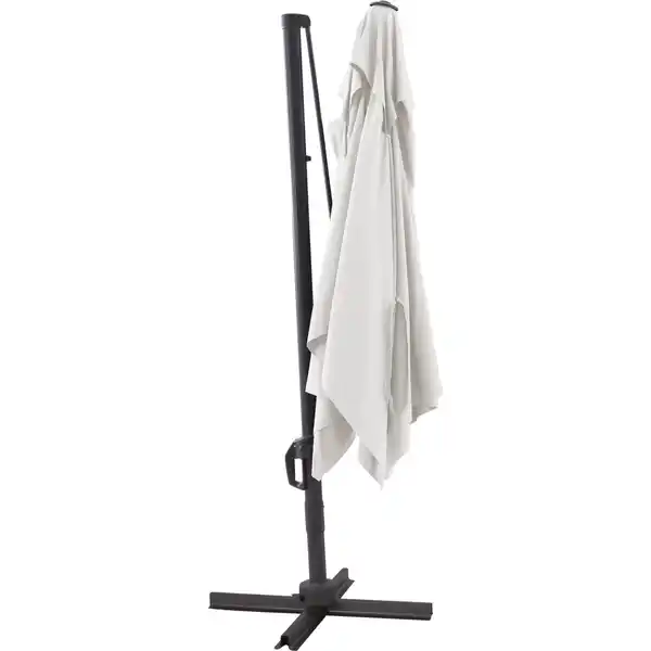 Bild 2 von Ampelschirm Aros 2,3 m x 3,1 m Rechteckig Cremeweiß mit Kurbel