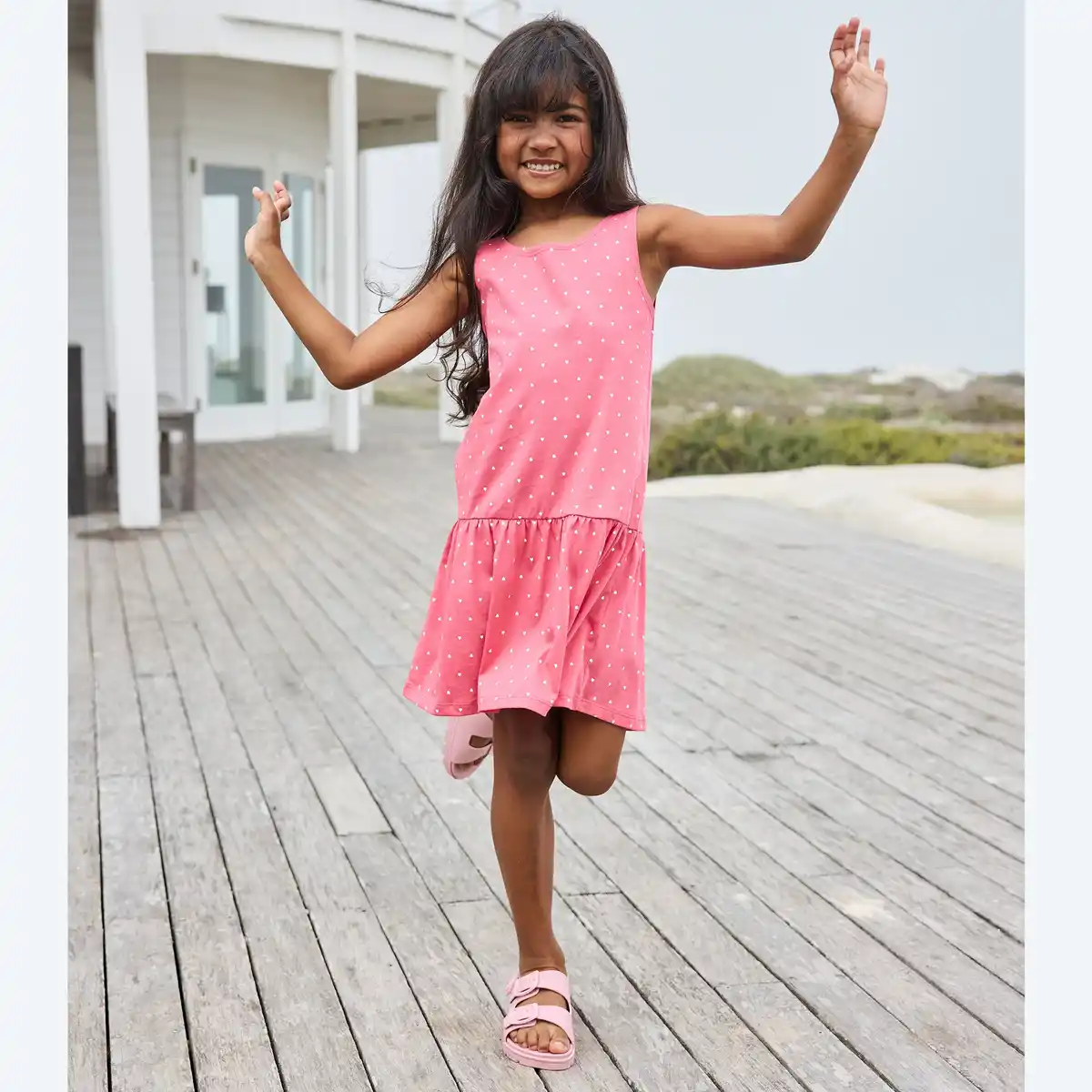 Bild 1 von Kinder-Mädchen-Kleid mit Herzen