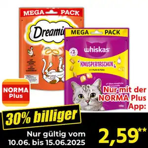 Whiskas/Dreamies Snacks XXL