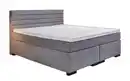 Bild 2 von Boxspringbett BX1750 Kokomo, silber, 180 x 200 cm, mit höhenverstellbarem Kopfteil