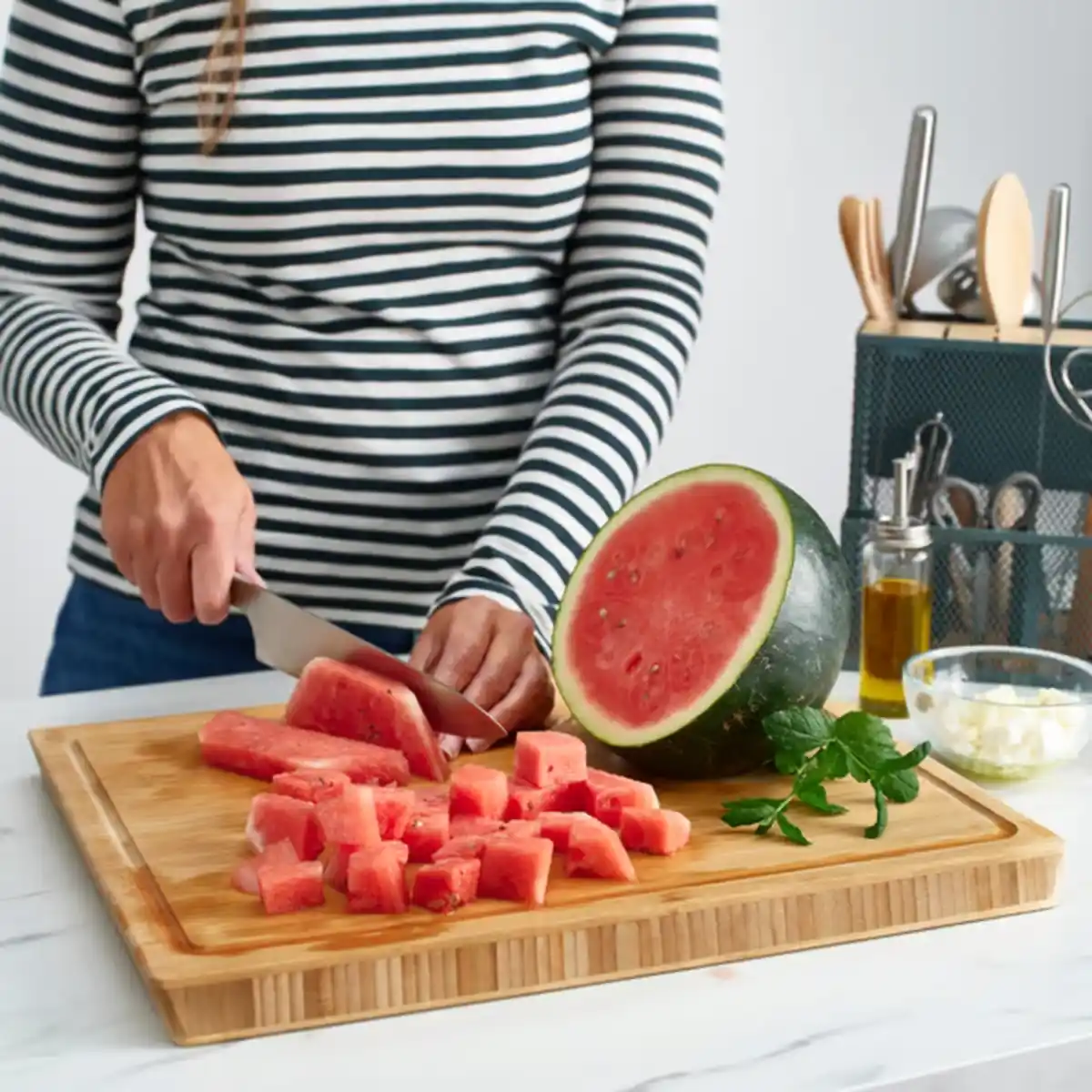 Bild 2 von APTITLIG Hackblock, Bambus 45x36 cm