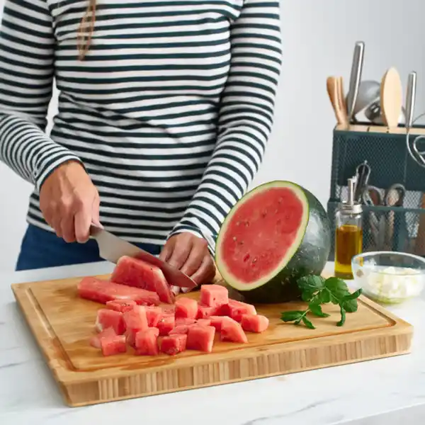 Bild 2 von APTITLIG Hackblock, Bambus 45x36 cm