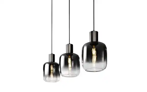 Bild 1 von Pendelleuchte Sarah, schwarz/silber, 95 cm