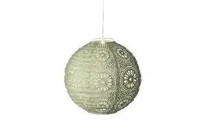Solar-Laterne, rund, grün, 25 cm