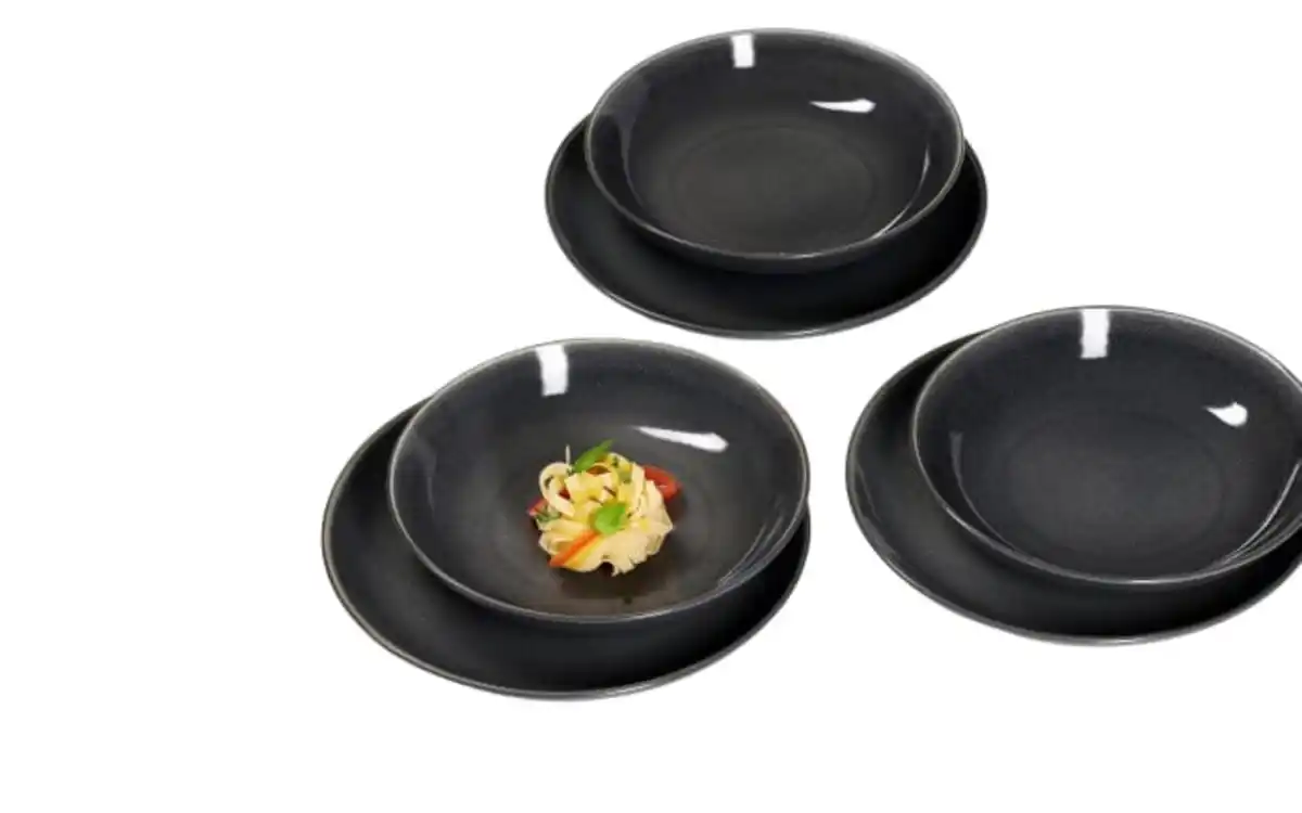 Bild 1 von Speiseservice Toledo, anthrazit, 8-teilig