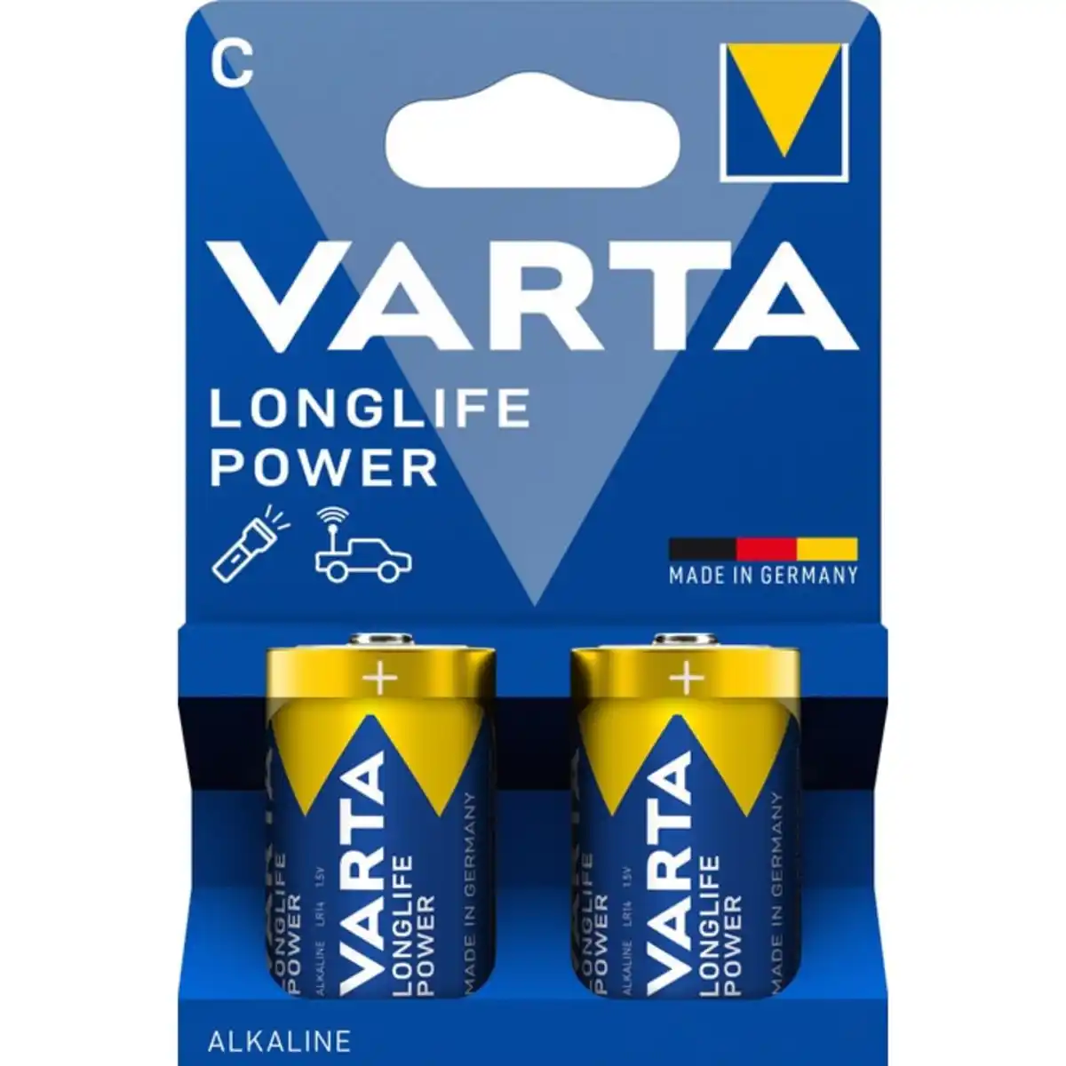 Bild 1 von Varta Batterien Baby C - 2er Blister - LR14