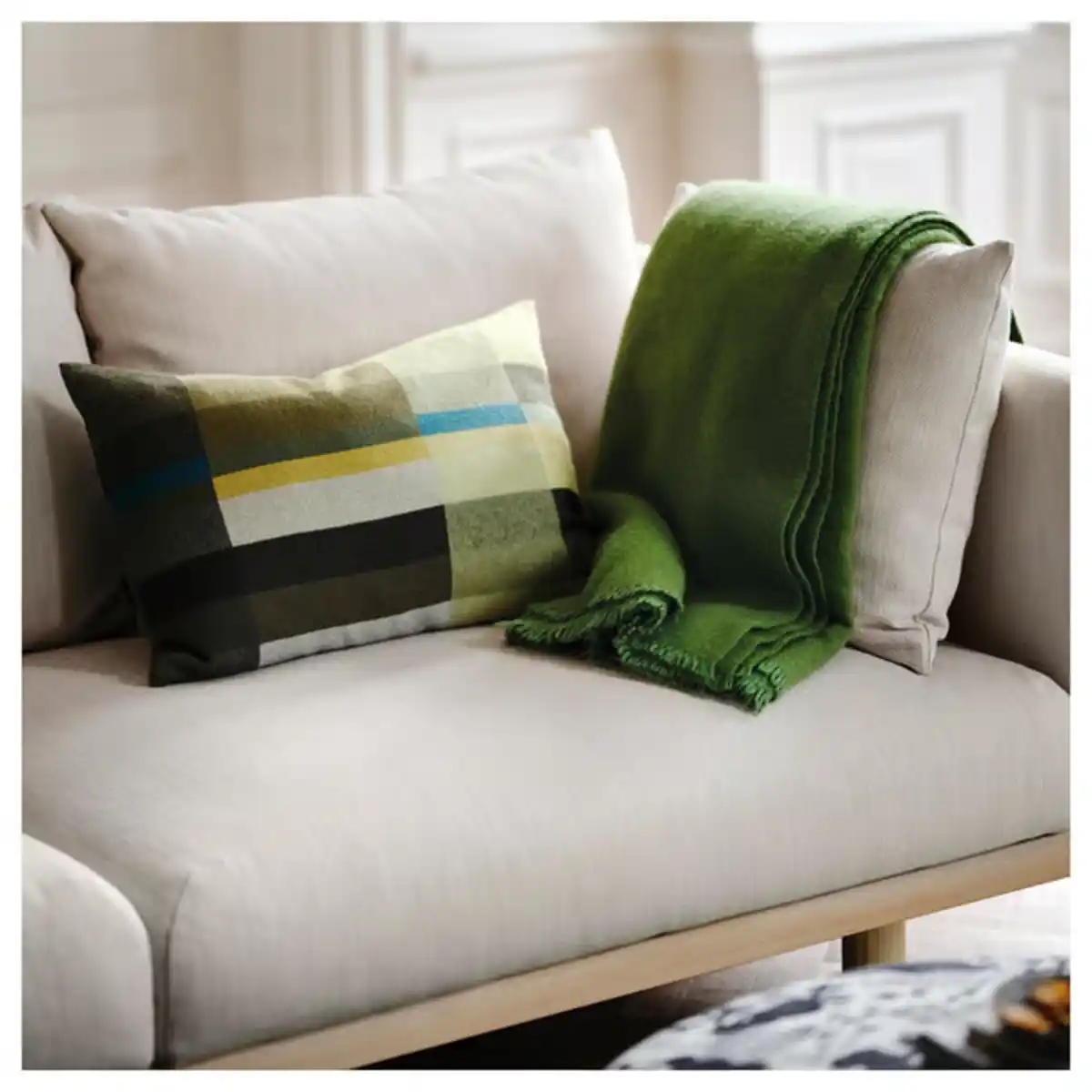 Bild 4 von STOCKHOLM 2025 Plaid, grün 150x200 cm