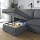 Bild 3 von HYLTARP 3er-Sofa mit Récamiere, links