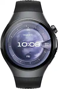 Watch 5 (46mm) Smartwatch mit Fluorelastomer-Armband schwarz