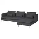 Bild 1 von SÖDERHAMN 4er-Sofa mit Récamiere