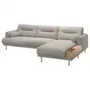 Bild 1 von LÅNGARYD 3er-Sofa mit Récamiere, rechts