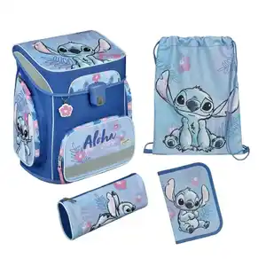 Disney Stitch - Scooli EasyFit - Schulranzen Set - 5-teilig