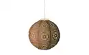 Bild 1 von Solar-Laterne, rund, orange, 25 cm