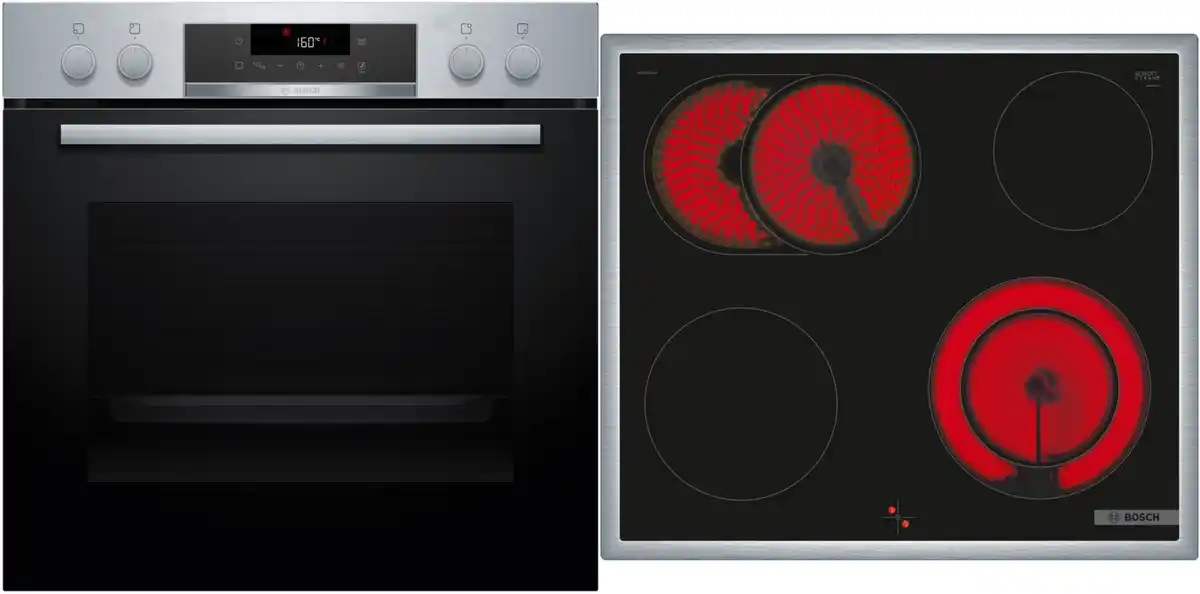 Bild 1 von HND271AS64 Herdset bestehend aus HEA171BS3 + NKN645GA2E edelstahl + edelstahl / A+