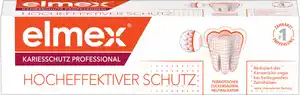 elmex Zahnpasta Kariesschutz Professional – medizinische Zahnreinigung mit patentiertem Zuckersäuren-Neutralisator, 75 ml