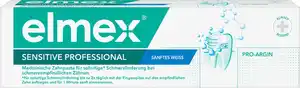 elmex Zahnpasta Sensitive Professional Sanftes Weiss – entfernt Verfärbungen sanft und gründlich, 75 ml