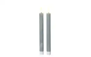 LED Spitzkerze, blau, 2er Set