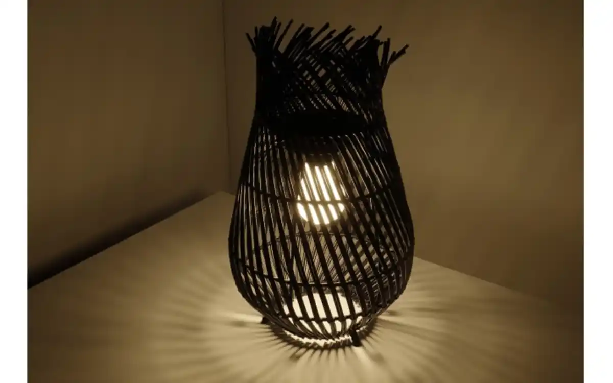 Bild 4 von Solar-Laterne, schwarz, 36 cm