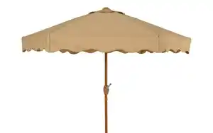 Sonnenschirm, braun/grau, 220 cm