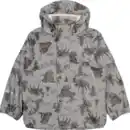 Bild 1 von Mikk-Line Regenjacke mit Waldtier-Muster, grau, Gr. 98/104