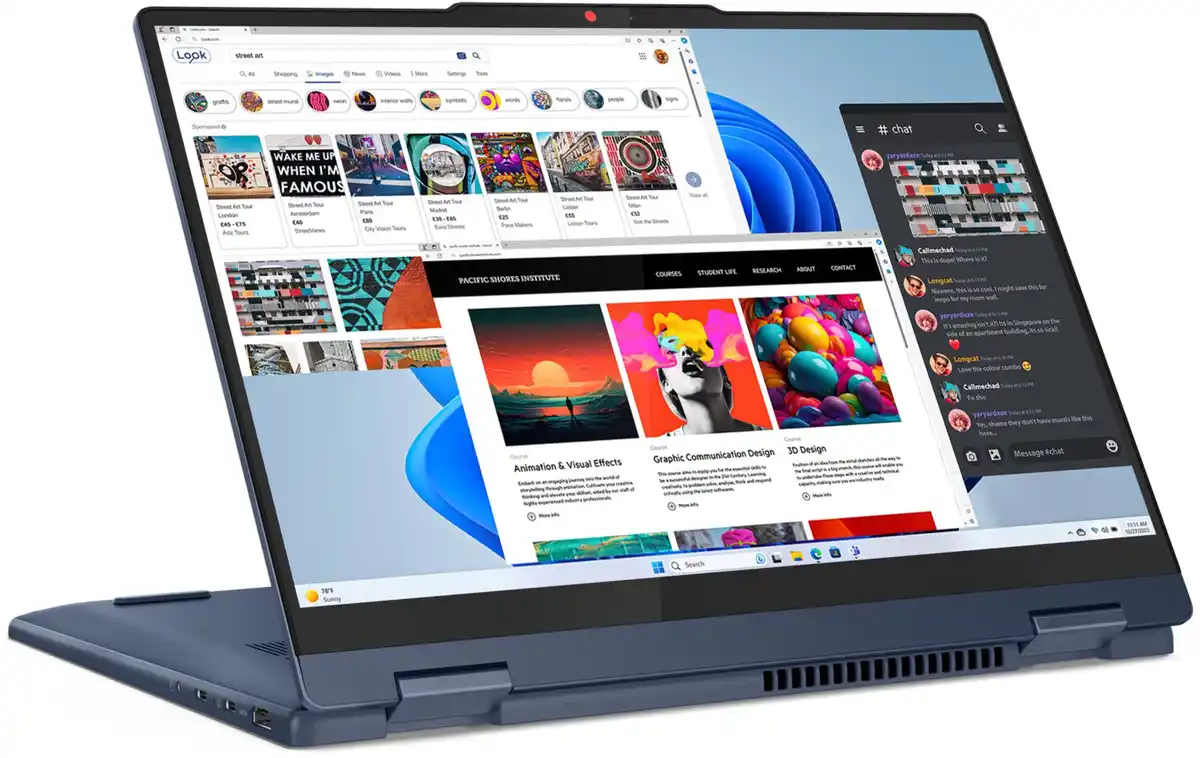 Bild 1 von IdeaPad 5 14IRH9 (83KX006HGE) 35,56 cm (14") 2 in 1 Convertible-Notebook cosmic blue