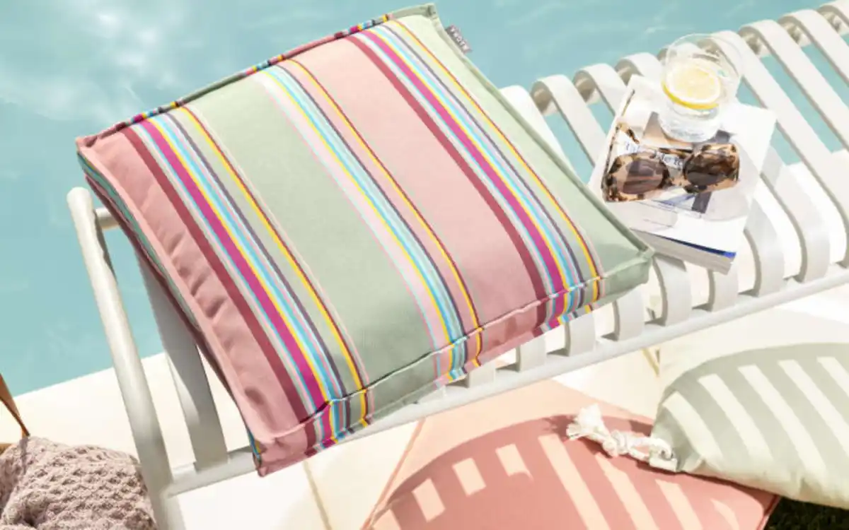 Bild 2 von Kissenhülle Saint Tropez outdoor, altrosa, 50 x 50 cm