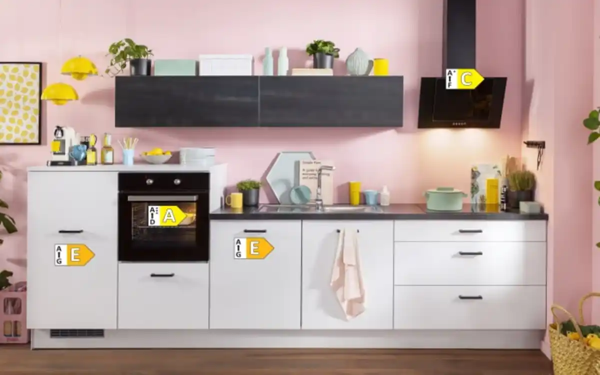 Bild 4 von Impuls - Einbauküche IP1200, space grau, inkl. Privileg Elektrogeräte