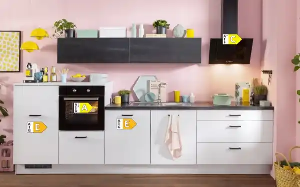 Bild 4 von Impuls - Einbauküche IP1200, space grau, inkl. Privileg Elektrogeräte