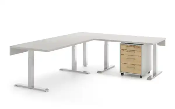 Bild 3 von Vito - Rollcontainer Vary, kreidegrau/Asteiche-Nachbildung