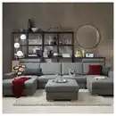 Bild 3 von SÖRVALLEN 4er-Sofa mit Récamieren