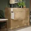 Bild 4 von TONSTAD Kommode mit 6 Schubladen, Eichenfurnier 120x47x90 cm